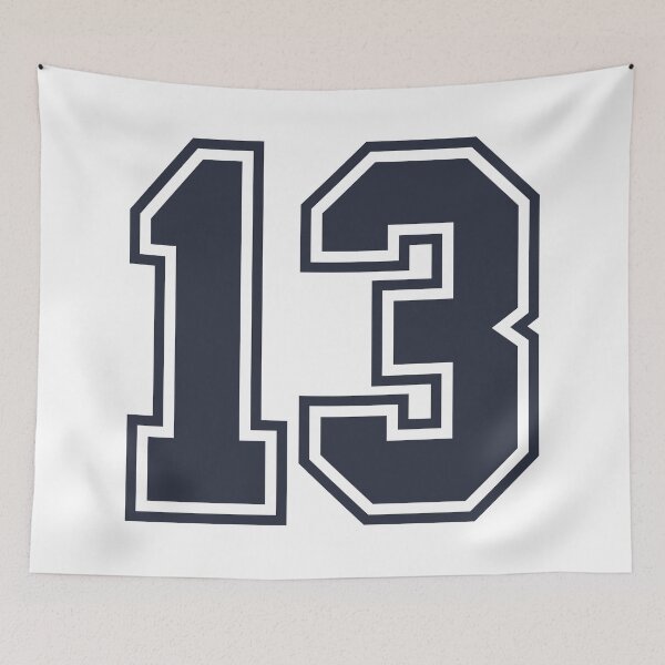 Item preview, 13 Sports Number Thirteen designed and sold by HelloFromAja.