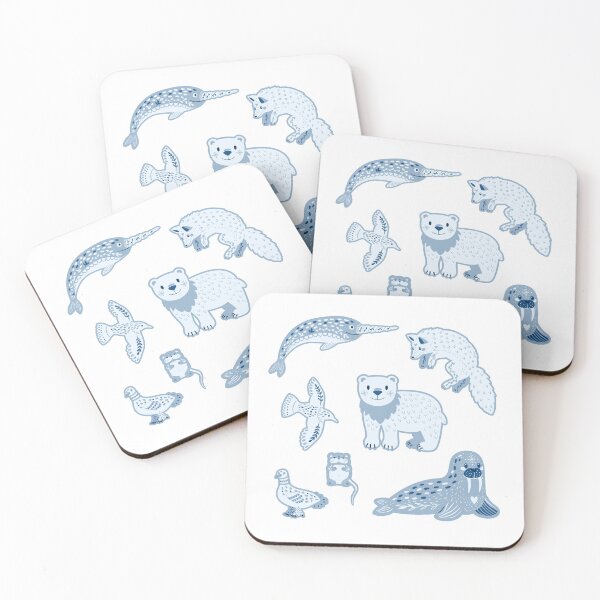 Item preview, Arctic animals pack sticker designed and sold by Elsbet.