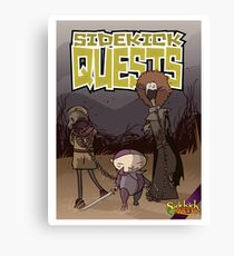 Sidekick Quests Walking Dead Print Canvas Print
