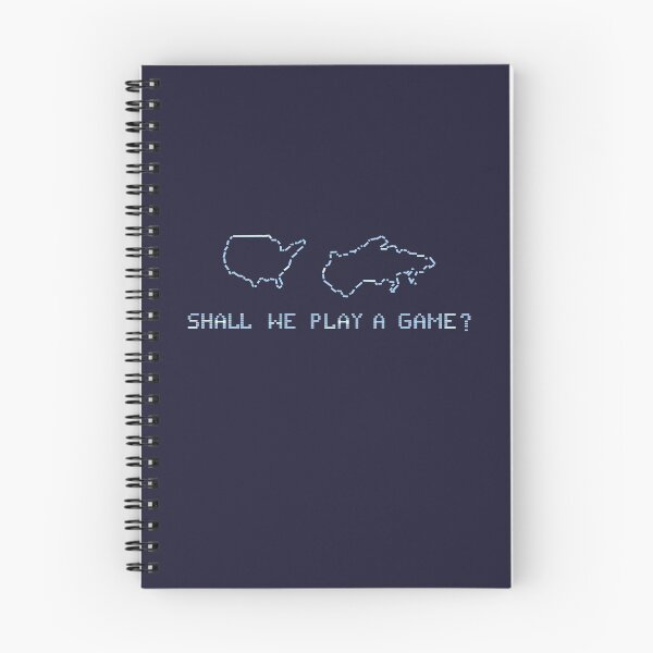 Item preview, Shall we play a Game? Wargames Gaming Cold War designed and sold by WibbleDesign.