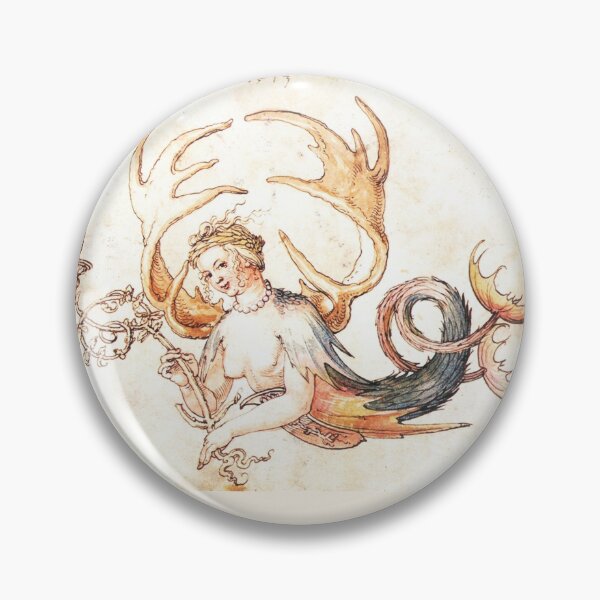 Item preview, MEDIEVAL BESTIARY ,SIRENE by Albrect Durer designed and sold by BulganLumini.