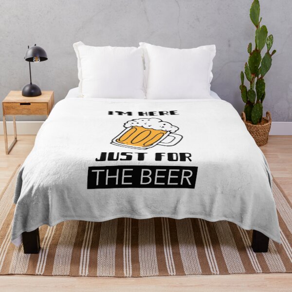 Item preview, I AM HERE JUST FOR THE BEER designed and sold by Ashalcheema.