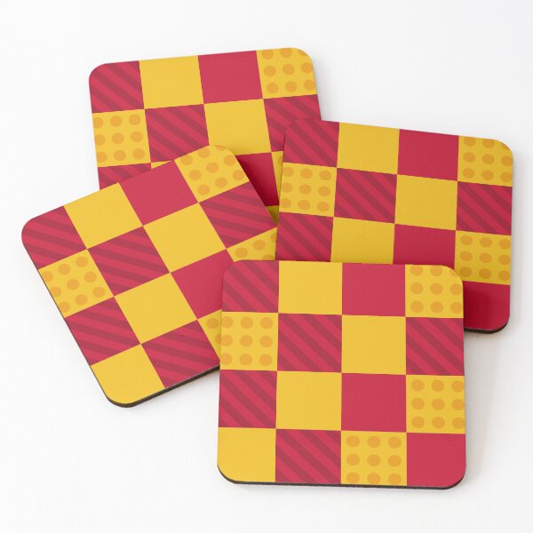 Item preview, Red & Gold Magic House Checker Pattern designed and sold by lipemo.