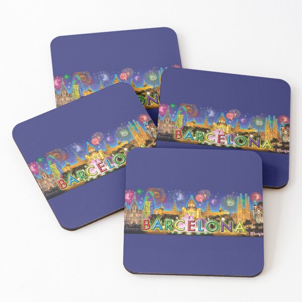 Item preview, Barcelona Fireworks famous Lovely Day Design designed and sold by Lovely Day.