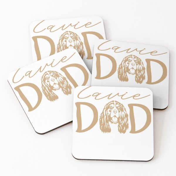 Aperçu de l'œuvre Cavie Dad, race de chien Cavalier King Charles Spaniel - papa chien personnalisé créée et vendue par majidkacm.