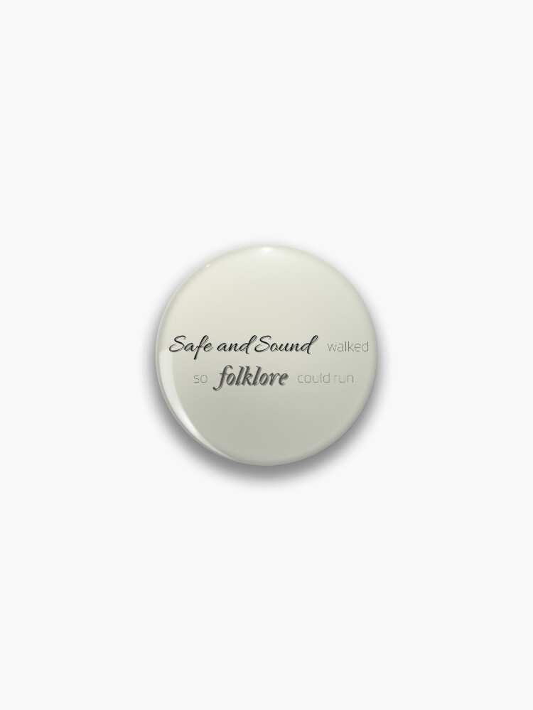 Taylor Swift Pins, Folklore Album Inspired Pin-back Buttons 