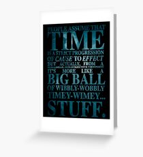 Dr Who Quote - David Tennant Greeting Card