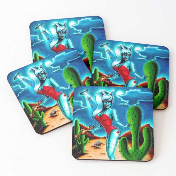 Item preview, Alien Pin-up designed and sold by Isobel Von Finklestein.
