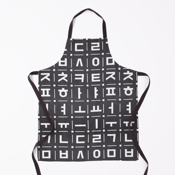 Item preview, Korean alphabet, chalkboard art, learn hangul souvenir designed and sold by koreandesign.