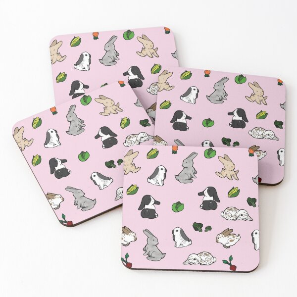 Item preview, Pink Bunnies designed and sold by BerriCuteCrafts.