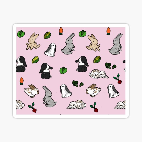Item preview, Pink Bunnies designed and sold by BerriCuteCrafts.