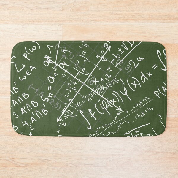 Item preview, Mathematical Design on a Chalk Board designed and sold by KMStudio0612.