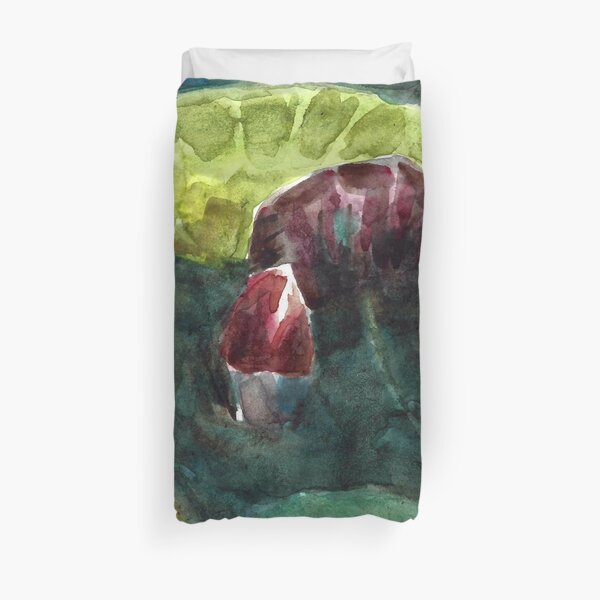 Pink waterlily Duvet Cover