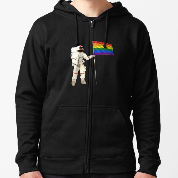 Moon Landing Pride Zipped Hoodie