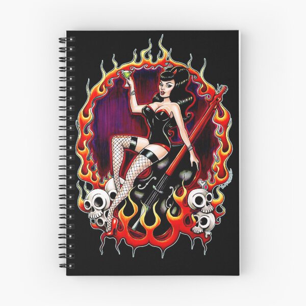 Item preview, Rockabilly Rockabella (Black) designed and sold by Isobel Von Finklestein.