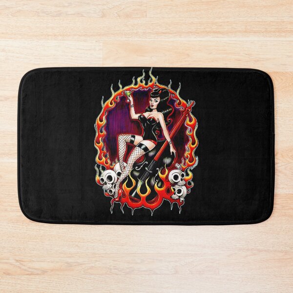 Item preview, Rockabilly Rockabella (Black) designed and sold by Isobel Von Finklestein.