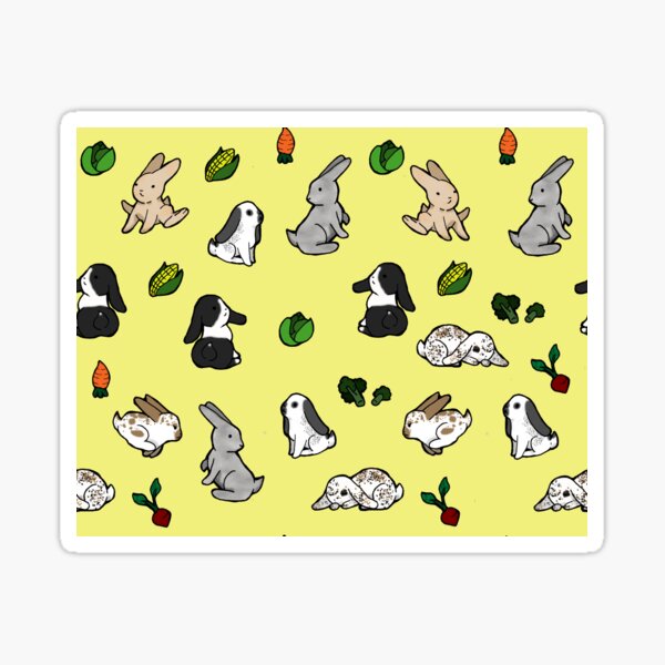 Item preview, Kawaii Bunnies designed and sold by BerriCuteCrafts.