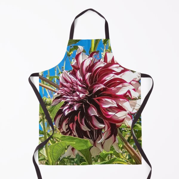 Item preview, Red and White Dahlia  designed and sold by PepperMendez.