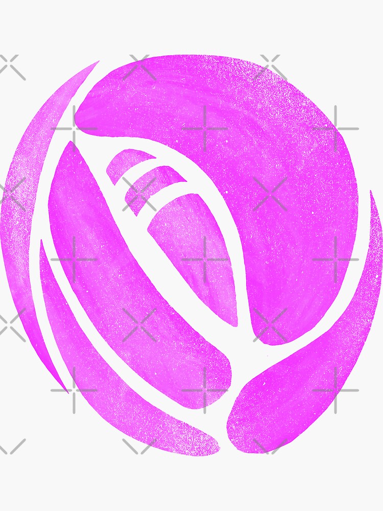 Thumbnail 3 of 3, Sticker, Distressed Mackintosh Rose designed and sold by TheRandomFactor.