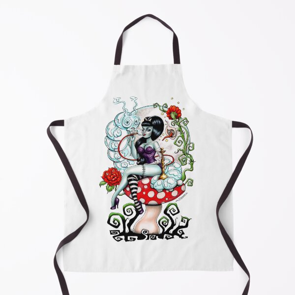 Item preview, Alice in Zombieland - schmokin Caterpillar (white) designed and sold by Isobel Von Finklestein.