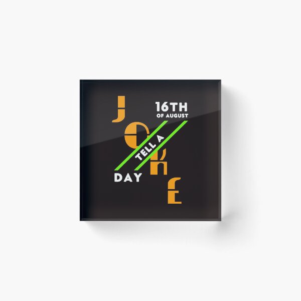 Item preview, Tell A Joke Day-16th Day Of August Classic Design Gift Ideas designed and sold by leo121687.