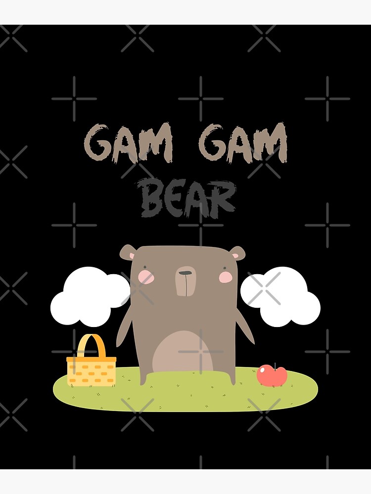 Thumbnail 2 of 2, Greeting Card, Mothers Day Gam Gam Bear Grandmother Grandma designed and sold by Enigma84.
