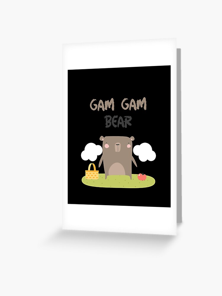 Thumbnail 1 of 2, Greeting Card, Mothers Day Gam Gam Bear Grandmother Grandma designed and sold by Enigma84.