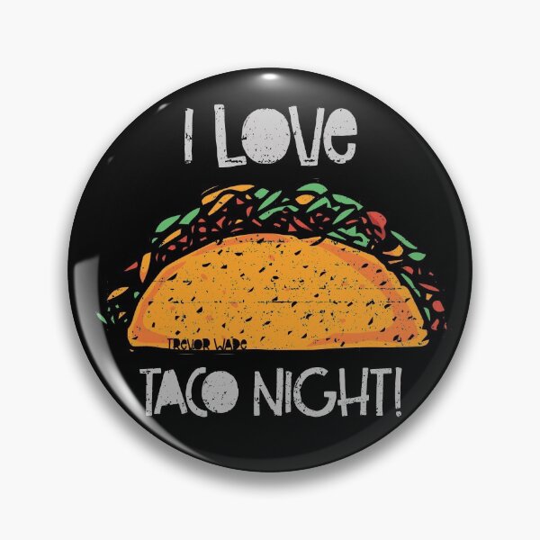 Item preview, I Love Taco Night Dark Tee designed and sold by Trevor Wade.
