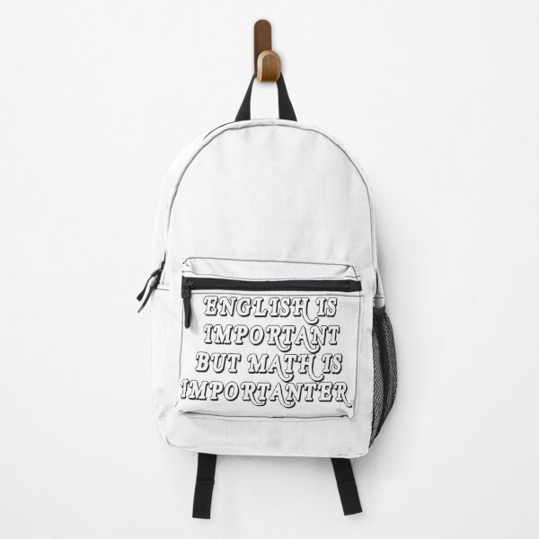 Item preview, English is important but math is importanter designed and sold by Ssefyou.