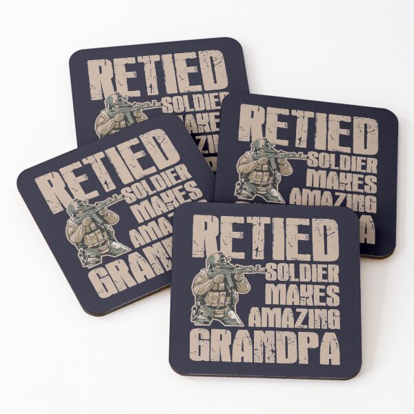 Artikelvorschau, Opa Retied Soldier Geschenke Retired Military Veteran Vintage entworfen und verkauft von mmos.