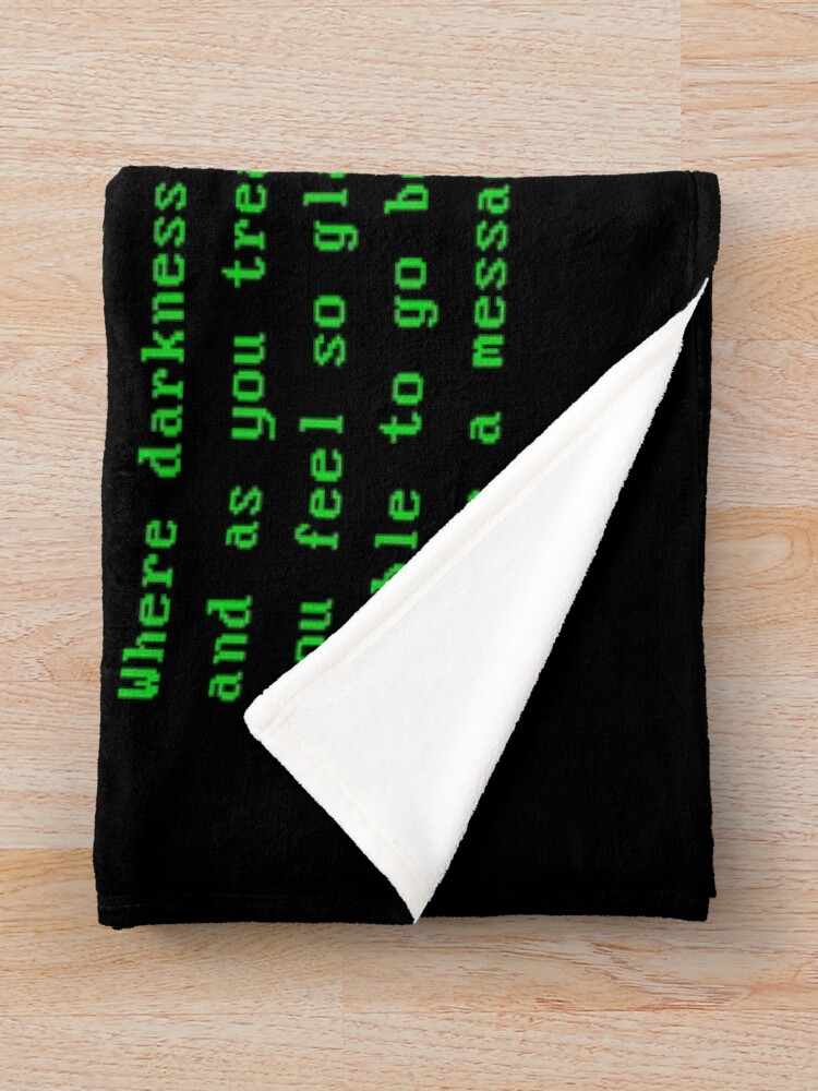 "Prologue" Throw Blanket by vladflame Redbubble