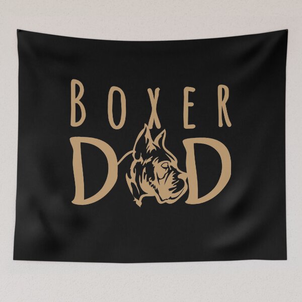Aperçu de l'œuvre Boxer Dad Rescue Dog Dad Dog Lover Gift Graphic créée et vendue par majidkacm.