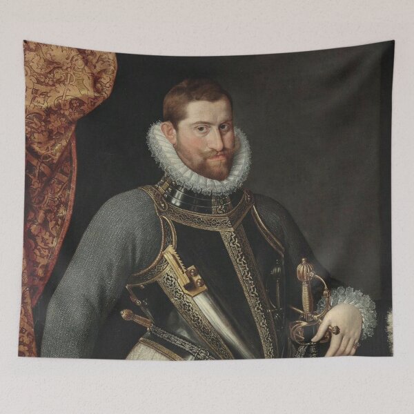 Item preview, Habsburg Royal vintage painting designed and sold by Vintage Designs +.
