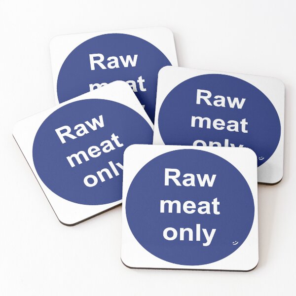 Item preview, Raw meat only - Double Entendre designed and sold by 1SilentEcho.