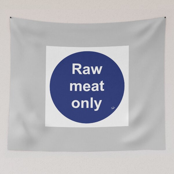 Item preview, Raw meat only - Double Entendre designed and sold by 1SilentEcho.