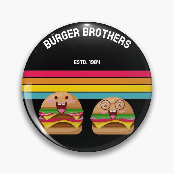 Artikelvorschau, Burger Brothers - Lustige Burger Illustration entworfen und verkauft von Borislav Shekerdzhiyski.