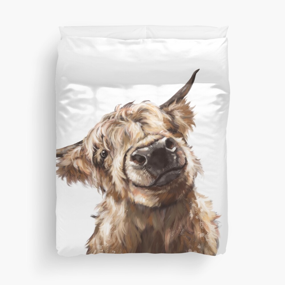 Highland Cow Duvet Cover