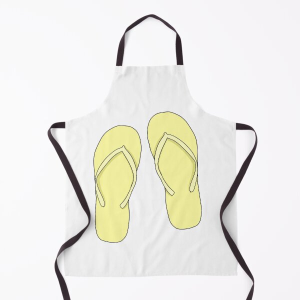 Item preview, Pastel yellow Flip flops designed and sold by L-art.