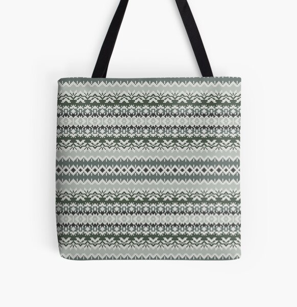 Icelandic wool pattern IV All Over Print Tote Bag