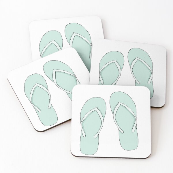 Item preview, Pastel light blue Flip flops designed and sold by L-art.