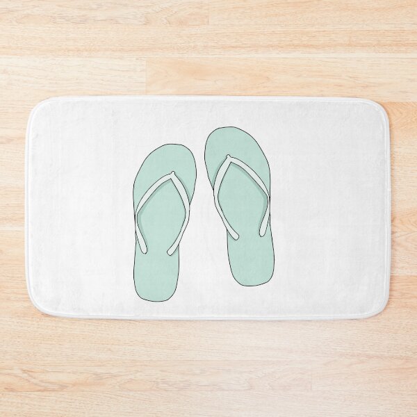 Item preview, Pastel light blue Flip flops designed and sold by L-art.