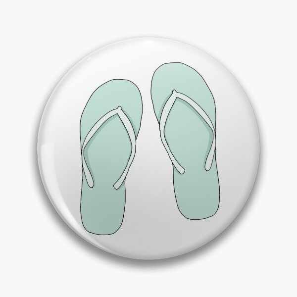 Item preview, Pastel light blue Flip flops designed and sold by L-art.