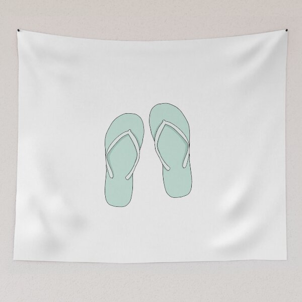 Item preview, Pastel light blue Flip flops designed and sold by L-art.