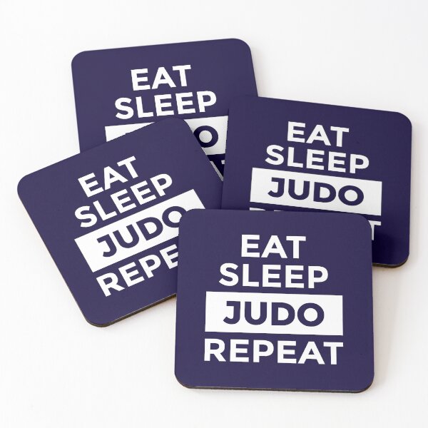 Item preview, Eat Sleep Judo Repeat designed and sold by CatArtStore.