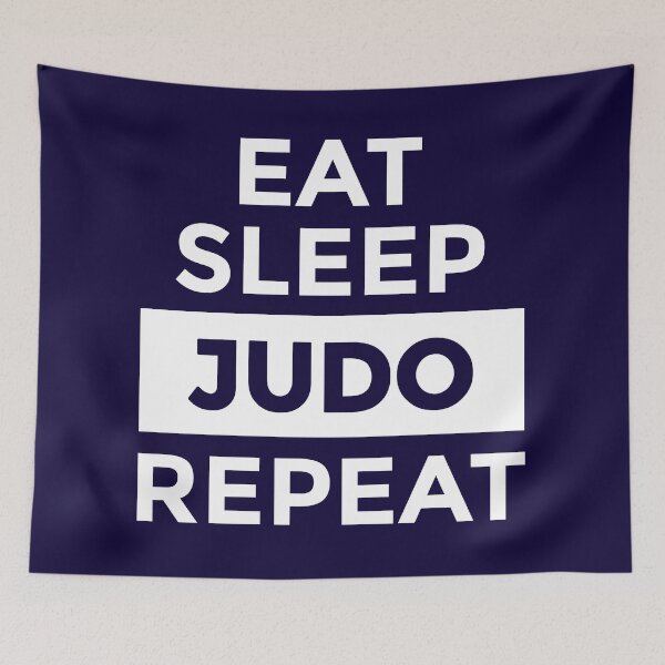 Item preview, Eat Sleep Judo Repeat designed and sold by CatArtStore.