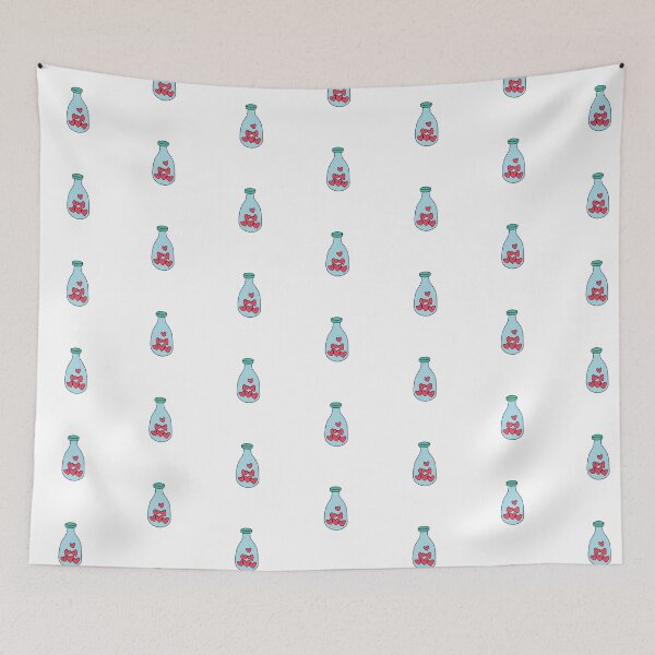 Item preview, A bottle full of hearts designed and sold by Aysel's Designs.