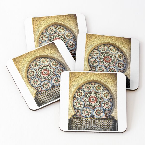 Item preview, zellige moroccan mosaic tilework, traditional moroccan art designed and sold by NoetherSym.