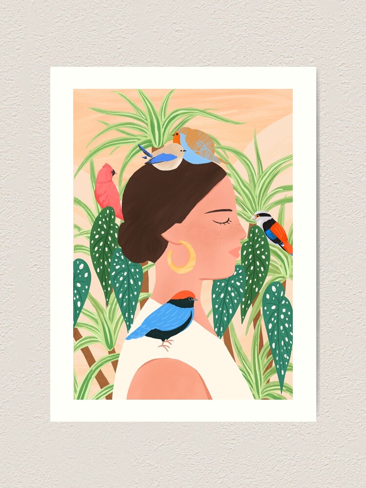 Alternate view of Bird Whisper Art Print