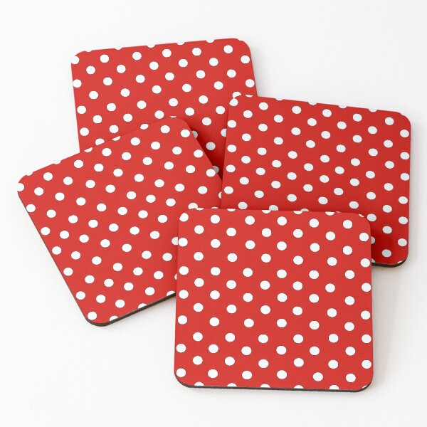 Item preview, Red Polka Dot pattern designed and sold by Poptopia.