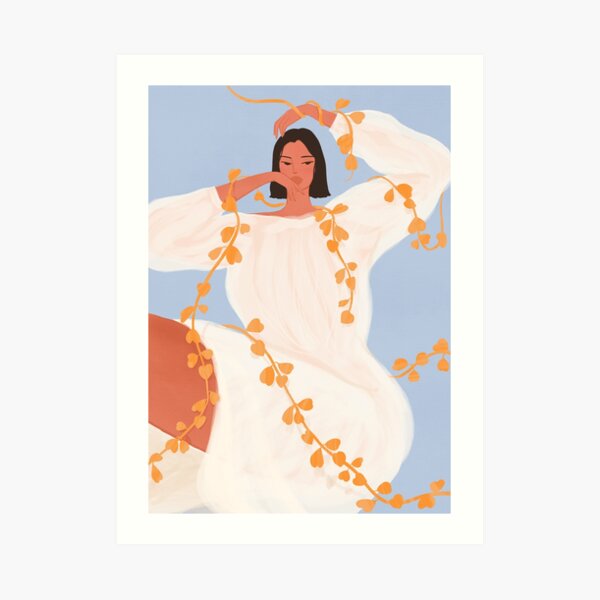 Tangled Plants Art Print